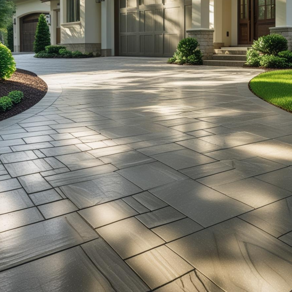 Expert Imprinted Concrete Driveway in Willaston